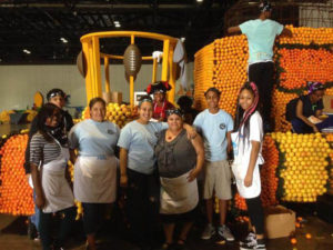 Group of Students at Community Service
